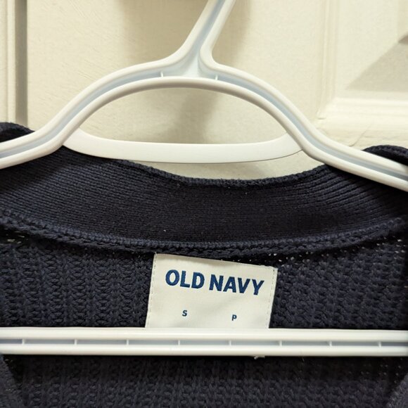 Mens Small Old Navy Blue Cardigan - Picture 3 of 4